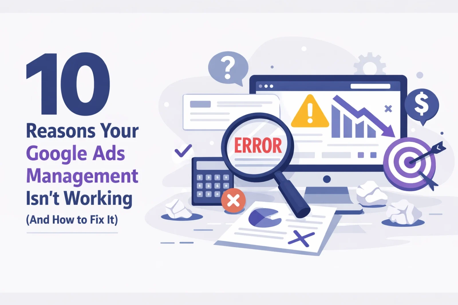 10 Reasons Your Google Ads Management Isn’t Working (And How to Fix It)